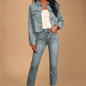 Pistola Charlie Jeans with Star Embroidery